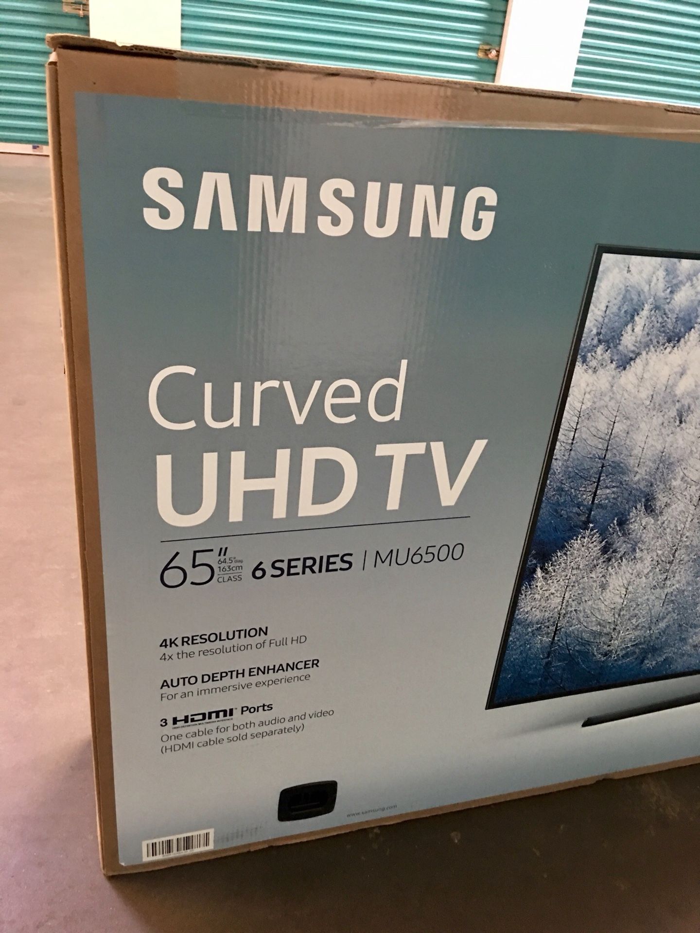 Samsung 65" 4K Curved UHD LED Smart TV Samsung UN65MU6500 Brand New In Box Delivery @ Price