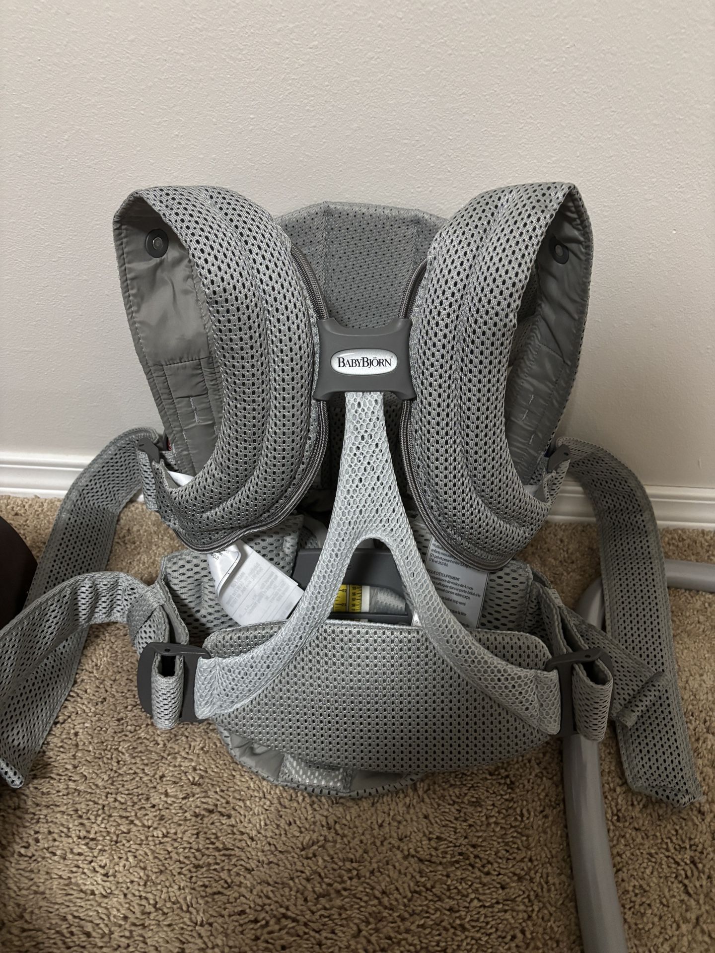 BabyBjörn Baby Carrier Free, 3D mesh, Gray