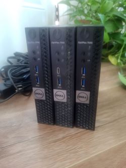 3x Dell Micro PC Lot | i5-6500T | 256SSD | 8Gb | HDMI | WiFi | 11Pro | Bluetooth | Charger | 80each