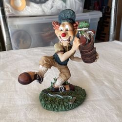 Vintage Slapstix Wacky Golfer Clown 6”
