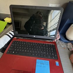 USED Red Hp Pavilion Laptop