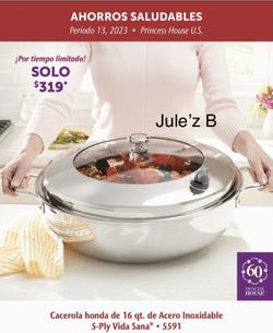 Princess House Cacerola. De 16 Qts Vida Sana 5 Ply Nueva En Su Caja