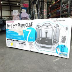 Sportspower 7ft My 1st Trampoline with Safety Enclosure 