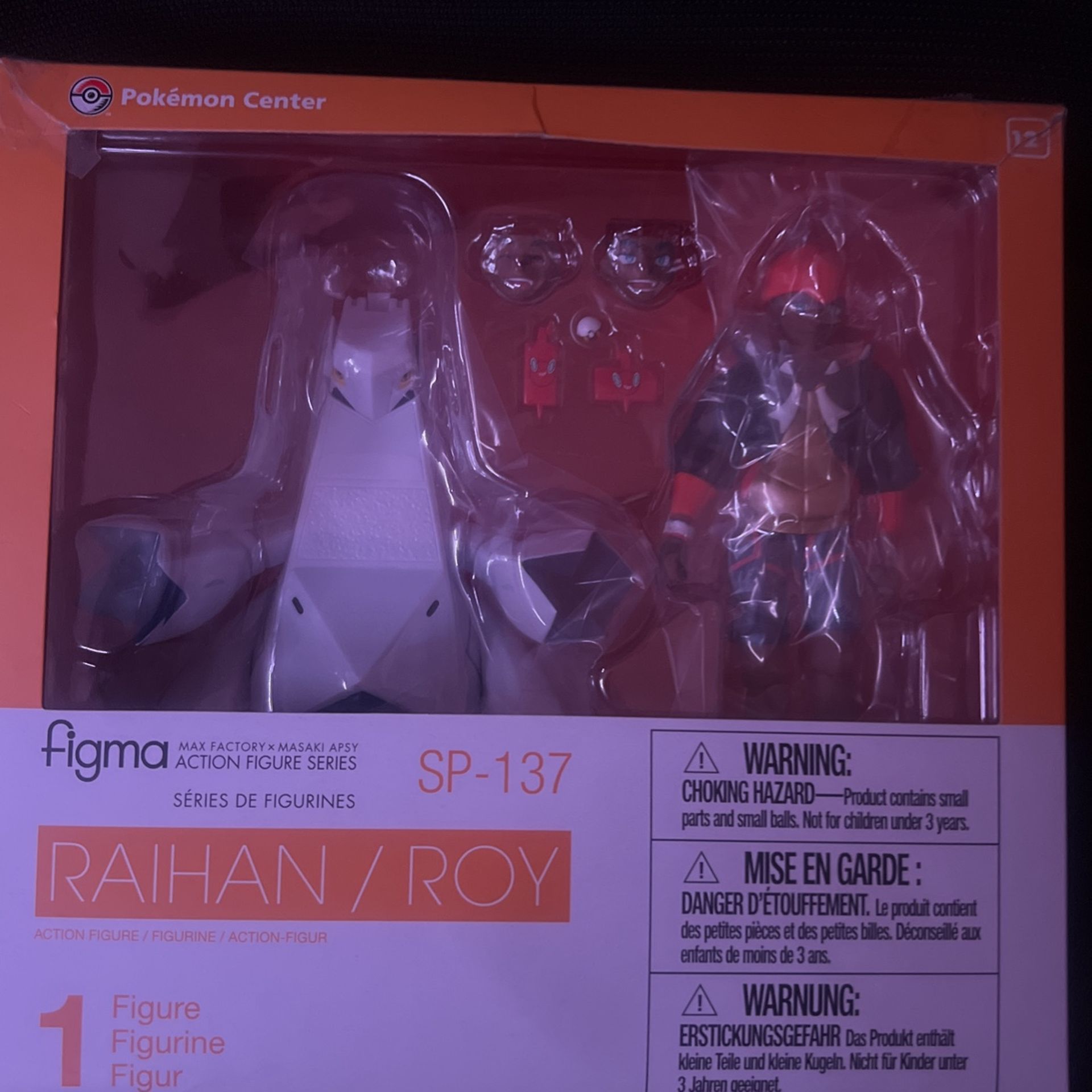 Good Smile Figma SP-137 RAIHAN / ROY (Pokemon Sword Shield) Figure -Never Opened