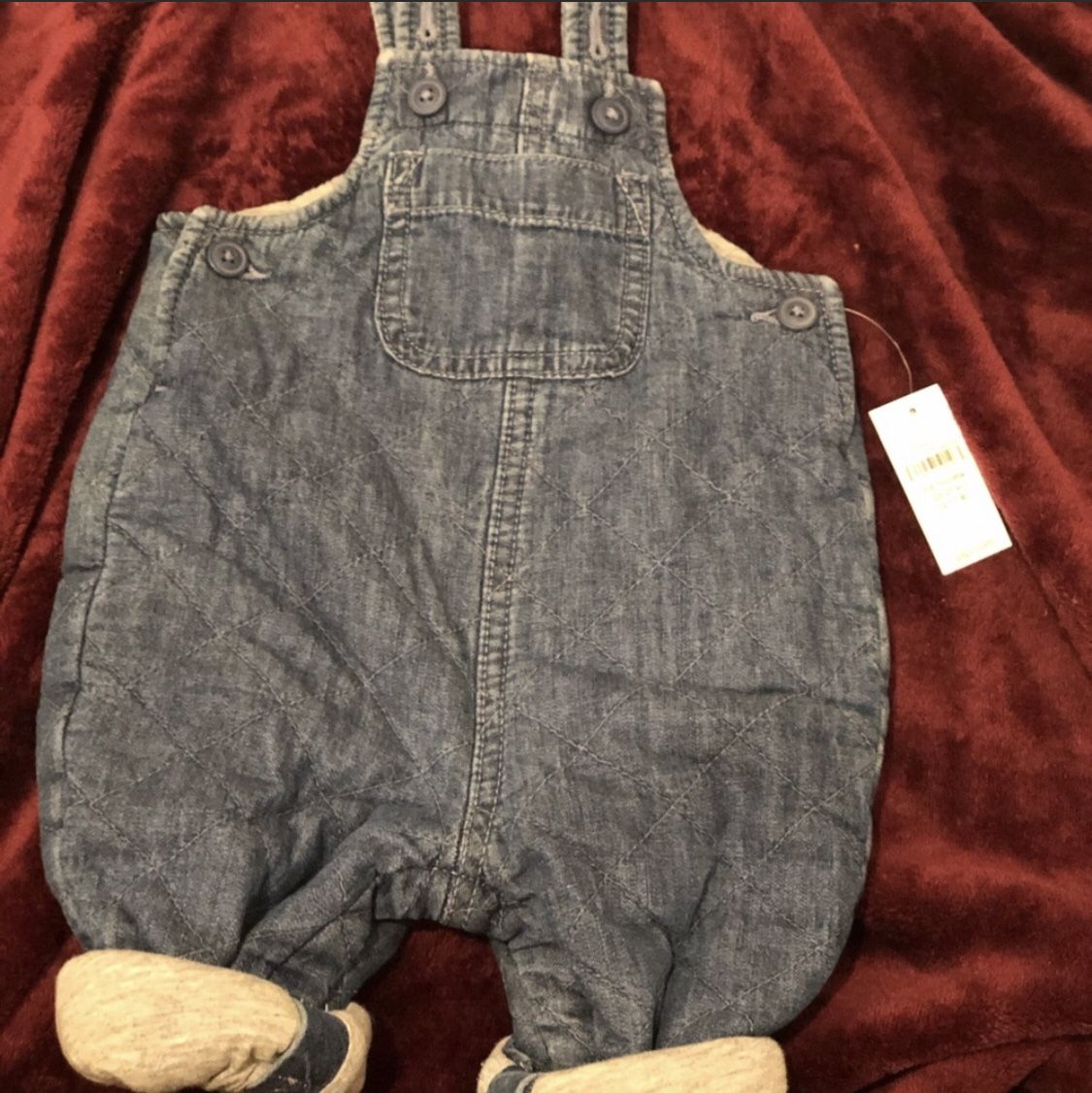 Gap overalls 3-6 months brand new