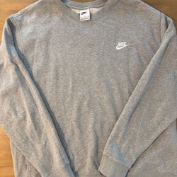 Nike Fleece Crewneck Sweater XL (Grey)