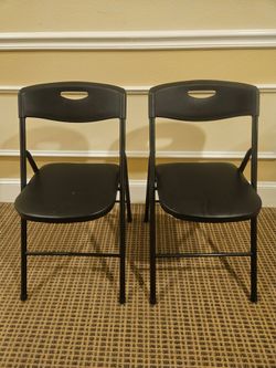 Set of 2 Padded Folding Chairs