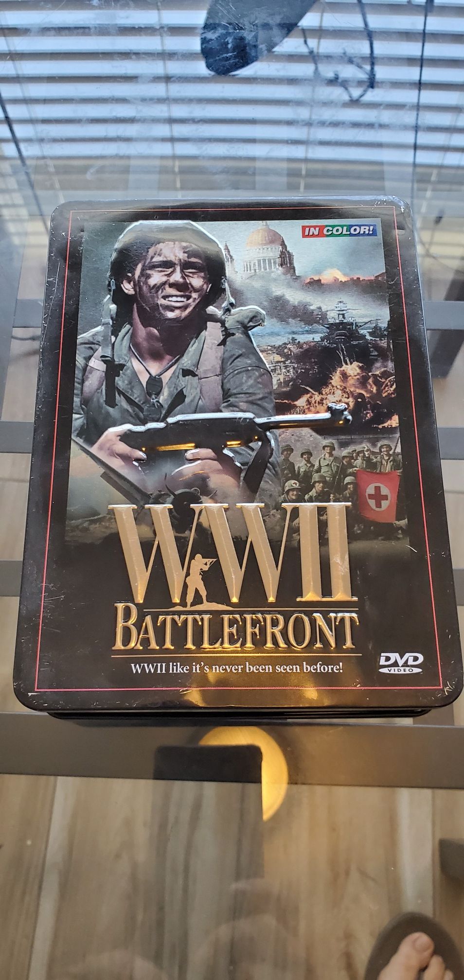 WWII Battlefront DVD in color.