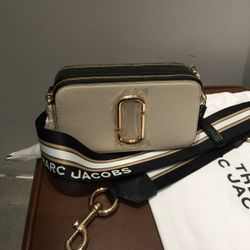 Marc Jacobs The Snapshot Crossbody Bag Cloud White Multi