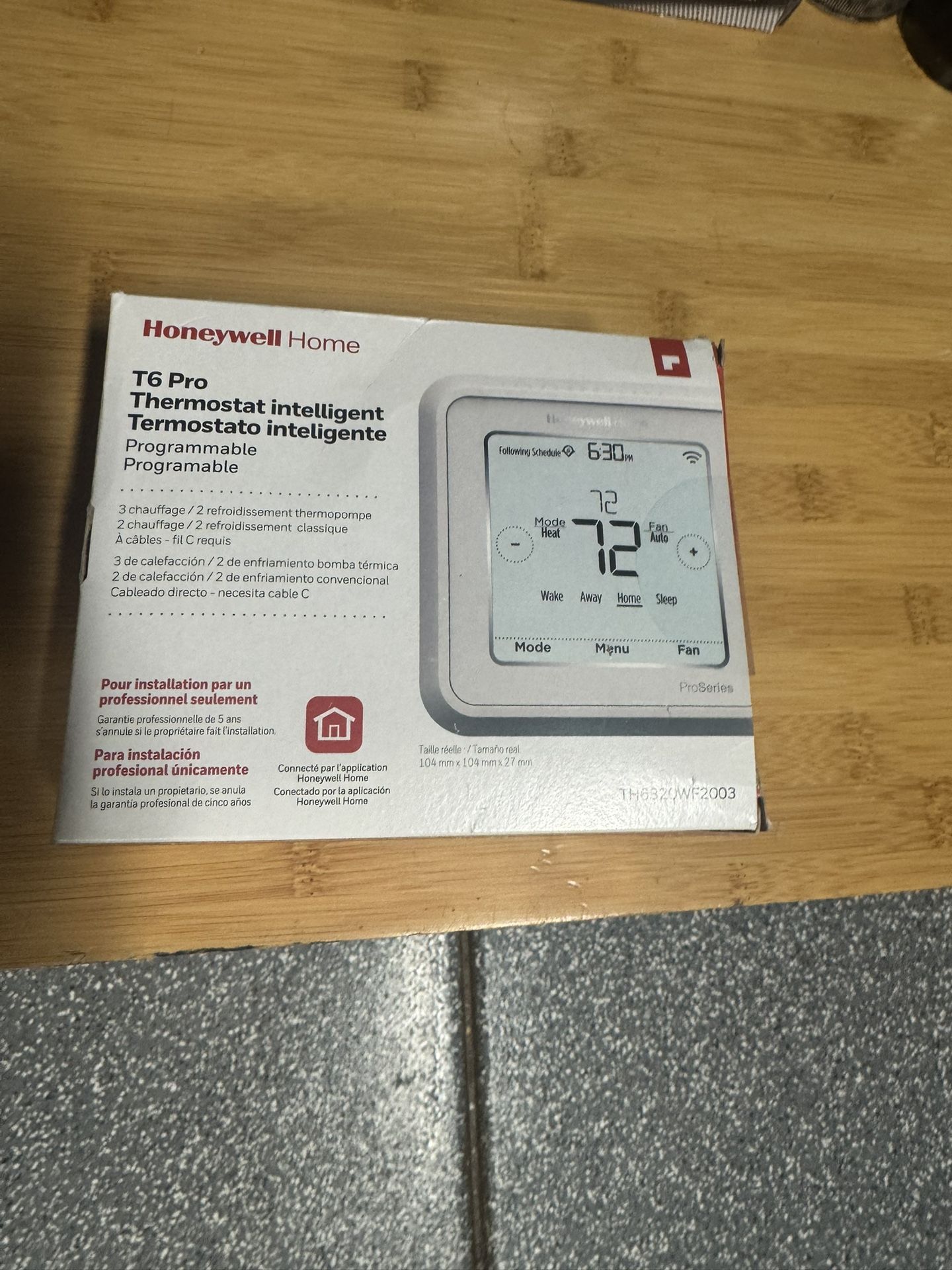 Honeywell Home T6 Pro Thermostat