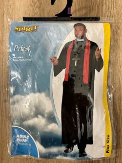 Priest plus size costume