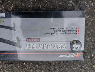 Performance Tool 4-Piece Pry Bar Set