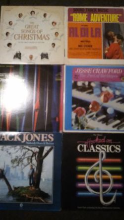 Lot of sixteen vinyl records