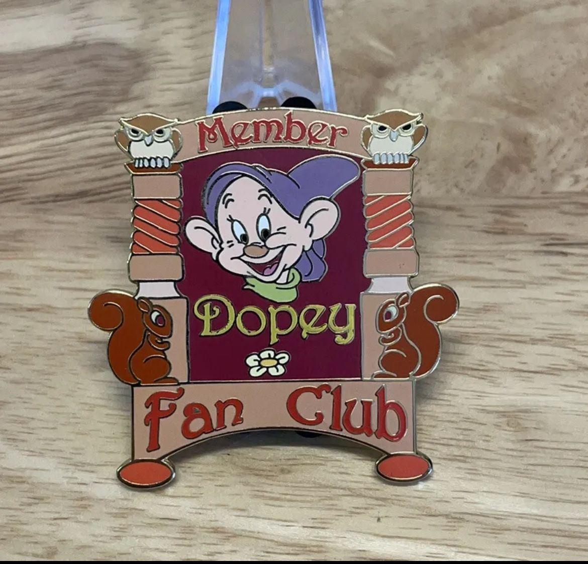 Dopey Disney Pin Member Fan Club 