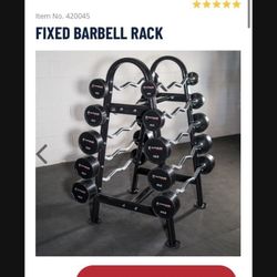 Brand New Titan Fitness Fixed Barbell Storage Rack for Sale in