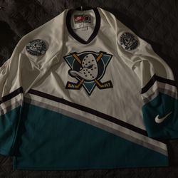 vintage Nike Mighty Ducks Hockey Jersey XXL