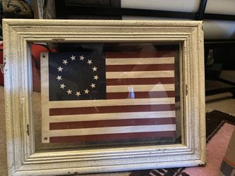 Betsy Ross Flag In Frame