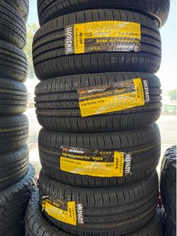 ✅📲215/55:16 vendo set de llantas nuevas headway