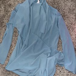 Light Blue Trench Coat 