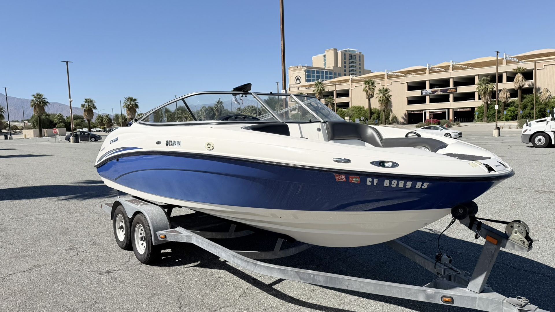2009 Clean Freshwater Yamaha jet boat SX 210. Serviced low hours