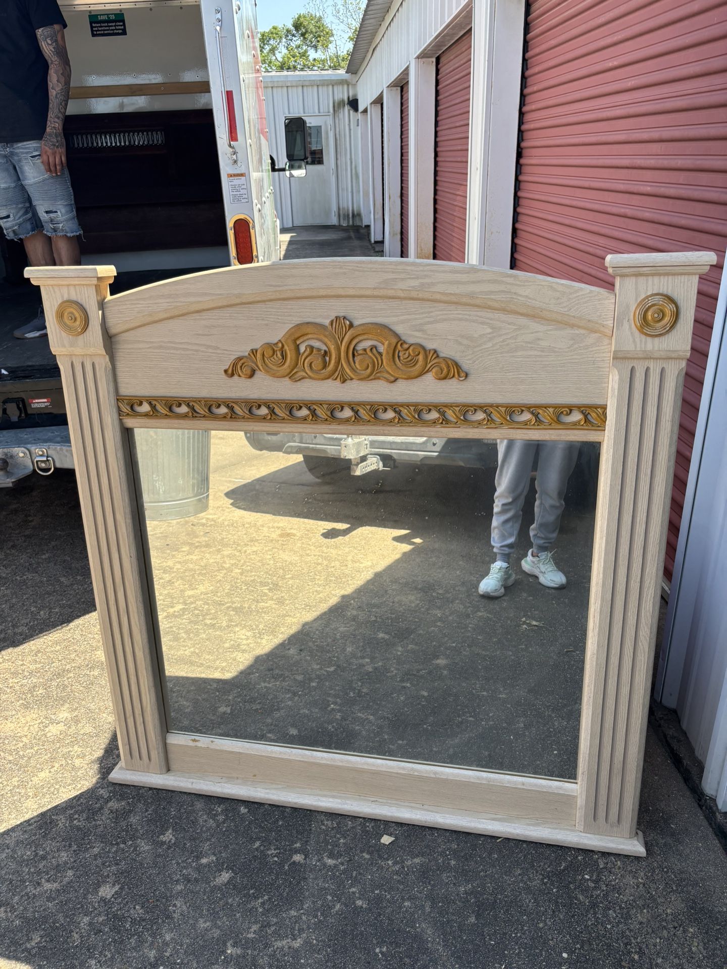 Antique Large Mirror