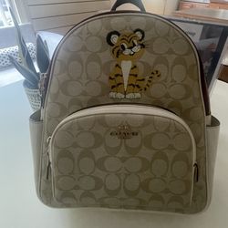 Limited Edition, Tiger, Print Coach Backpack