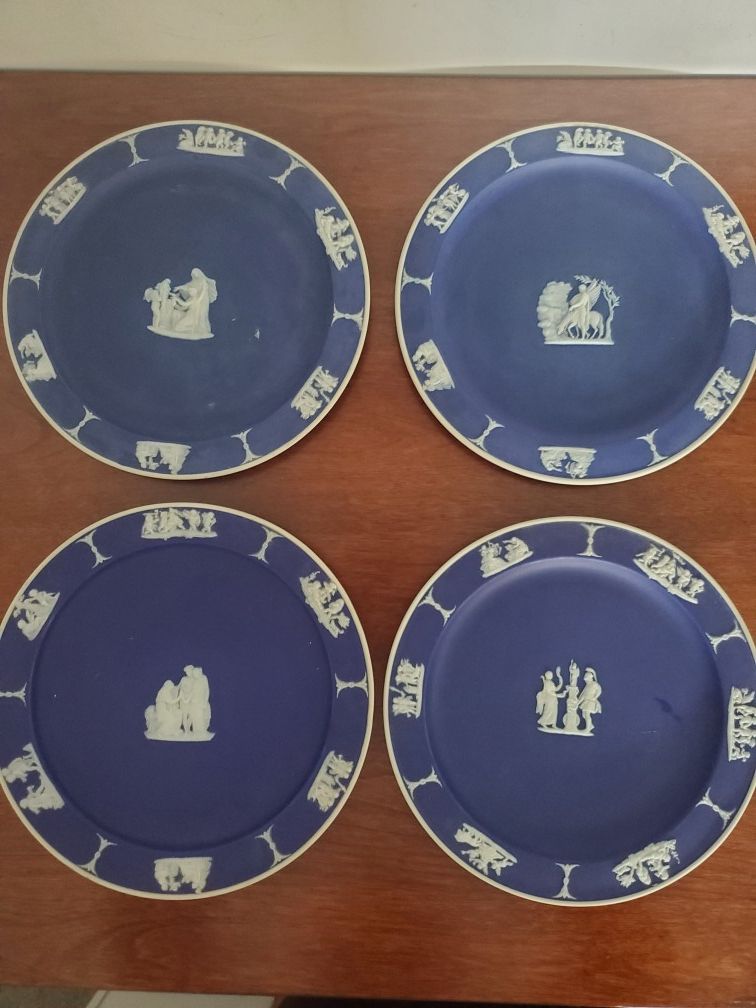 Wedgwood jasper plates