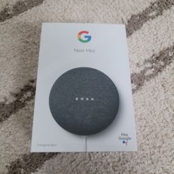 Google Nest Mini ( 2nd Gen ) Smart Speaker - Charcoal NEW SEALED-B05