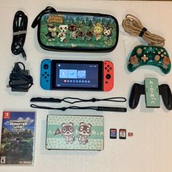 Nintendo Switch Bundle + Games + Accessories