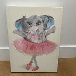 Bailarina  Canva print picture frame