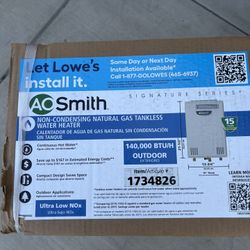 Signature Series 6.6-GPM 140000-BTU Outdoor Natural Gas/Tankless Water Heater