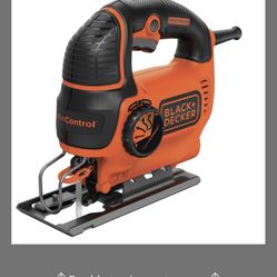 BLACK+DECKER Jig Saw, 5-Amp, 3,000 Blade Speed, 45 Degree Beveled Cuts, ¾-Inch Orbital Blade, 4 Curve Settings, Corded (BDEJS600C)