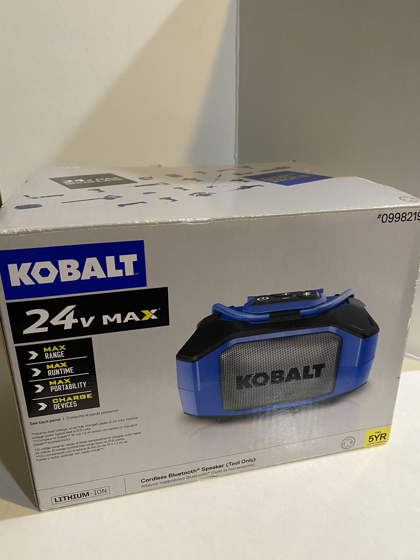 Kobalt 24 V Bluetooth Speaker