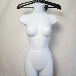 Female torso mannequin for clothing display