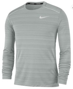 Nike Men’s Long-Sleeve Dri-FIT Shirt - Light Gray
