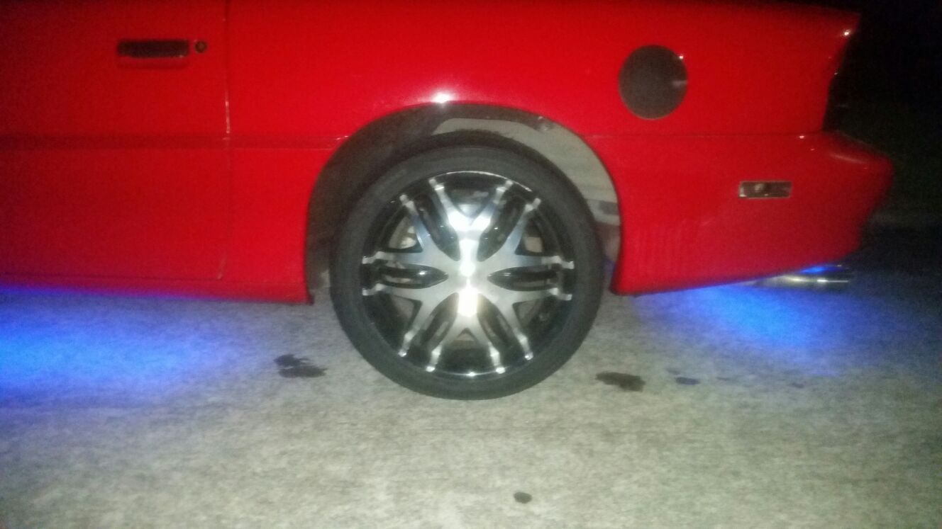 Sale or trade 18" Forte Nokturnal F40's with tires