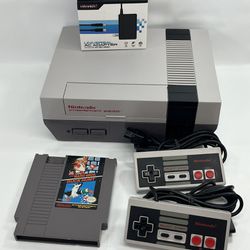 Nintendo NES Console With Mario Game Cartridge Original
