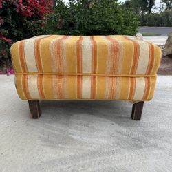 Retro Velvet Vintage Ottoman