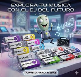 Memorias usb con musica estos y muchos mas generos