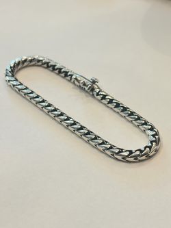 Heavy 925 Sterling Silver Franco Bracelet