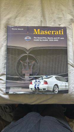 Maserati: The Grand Prix, Sports and GT Cars 1926–2003 by Maurizio Tabucchi (Hardcover, VG w/ Dust Jacket)