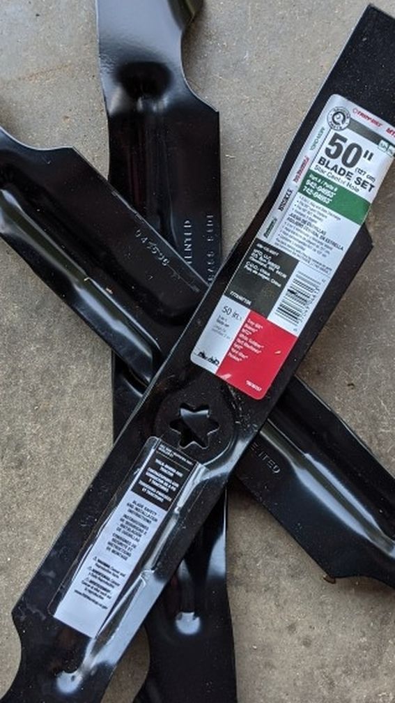 50 inch Mower Blade Set (contact info removed)3 Troy Bilt MTD