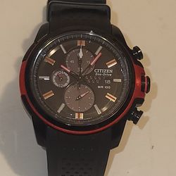 Watch Citizen Eco drive Red Trim Chronograph Men's