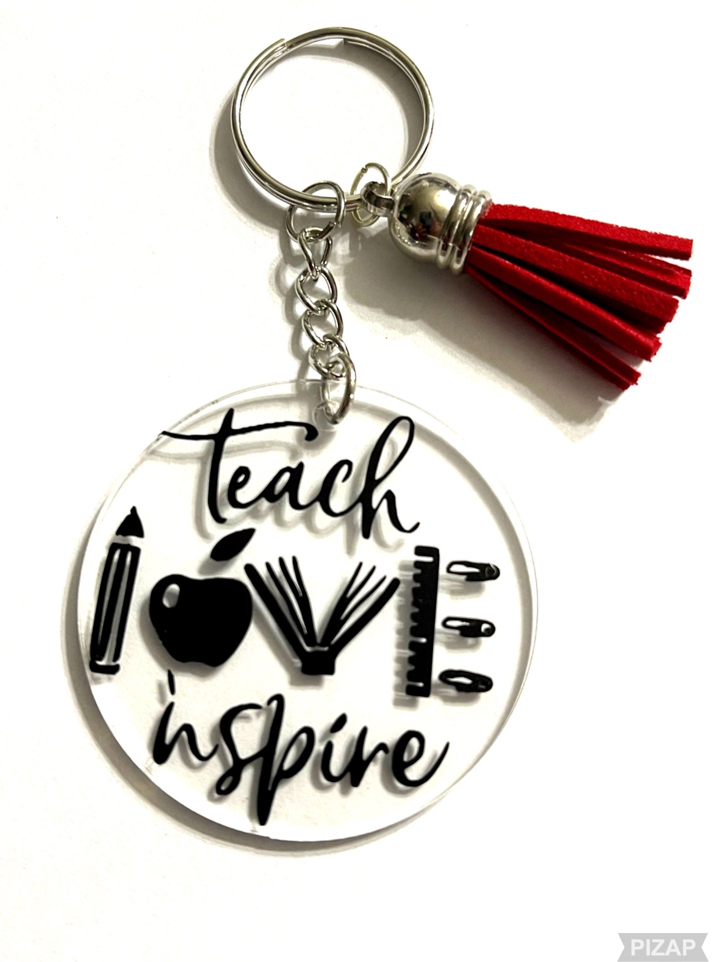 Teach Love And Inspire Keychain
