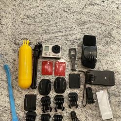 GoPro Hero 3 With  A Lot Of Attachments 