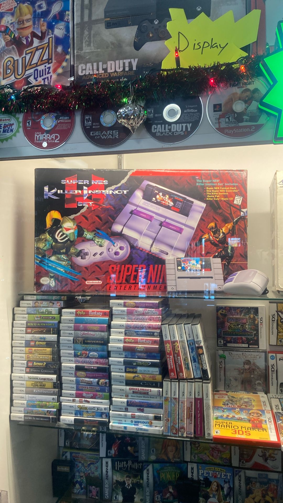 Super NES Killer Instinct Set Console Super Nintendo Entertainment System Console