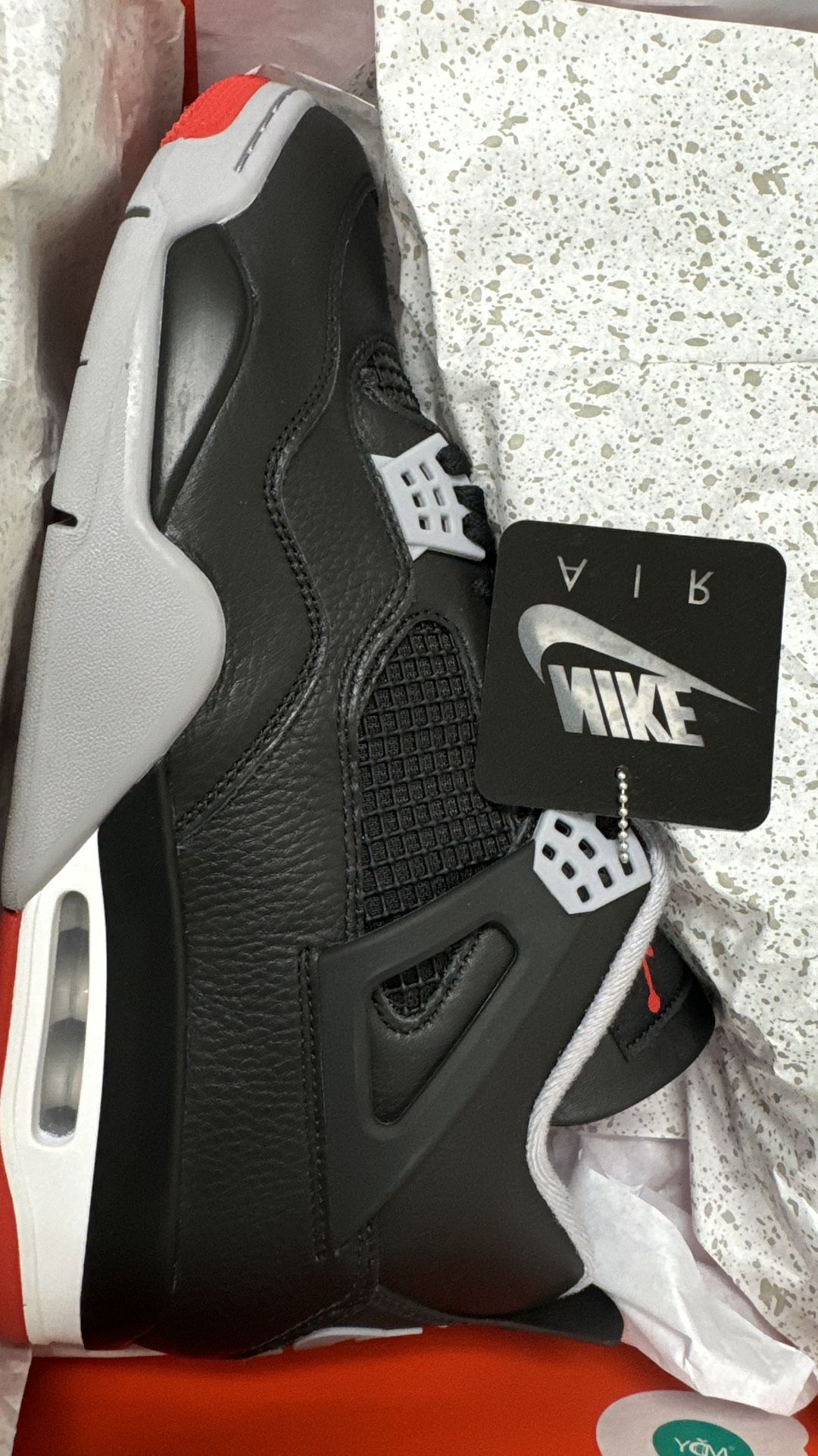 Jordan Retro 4 Bred And Wet Cement Olympics Size 13 