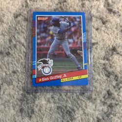 1991 donruss ken griffey jr error card