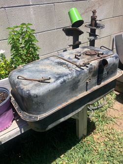 74 Chevy luv truck original fuel tank