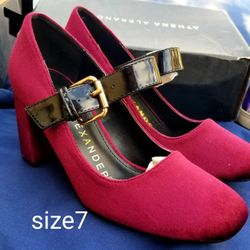 Deep Red Womens Dress Shoes
